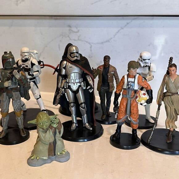 9 Star Wars The Force Awakens Deluxe Playset Figurine Disney 2015 - Picture 3 of 14